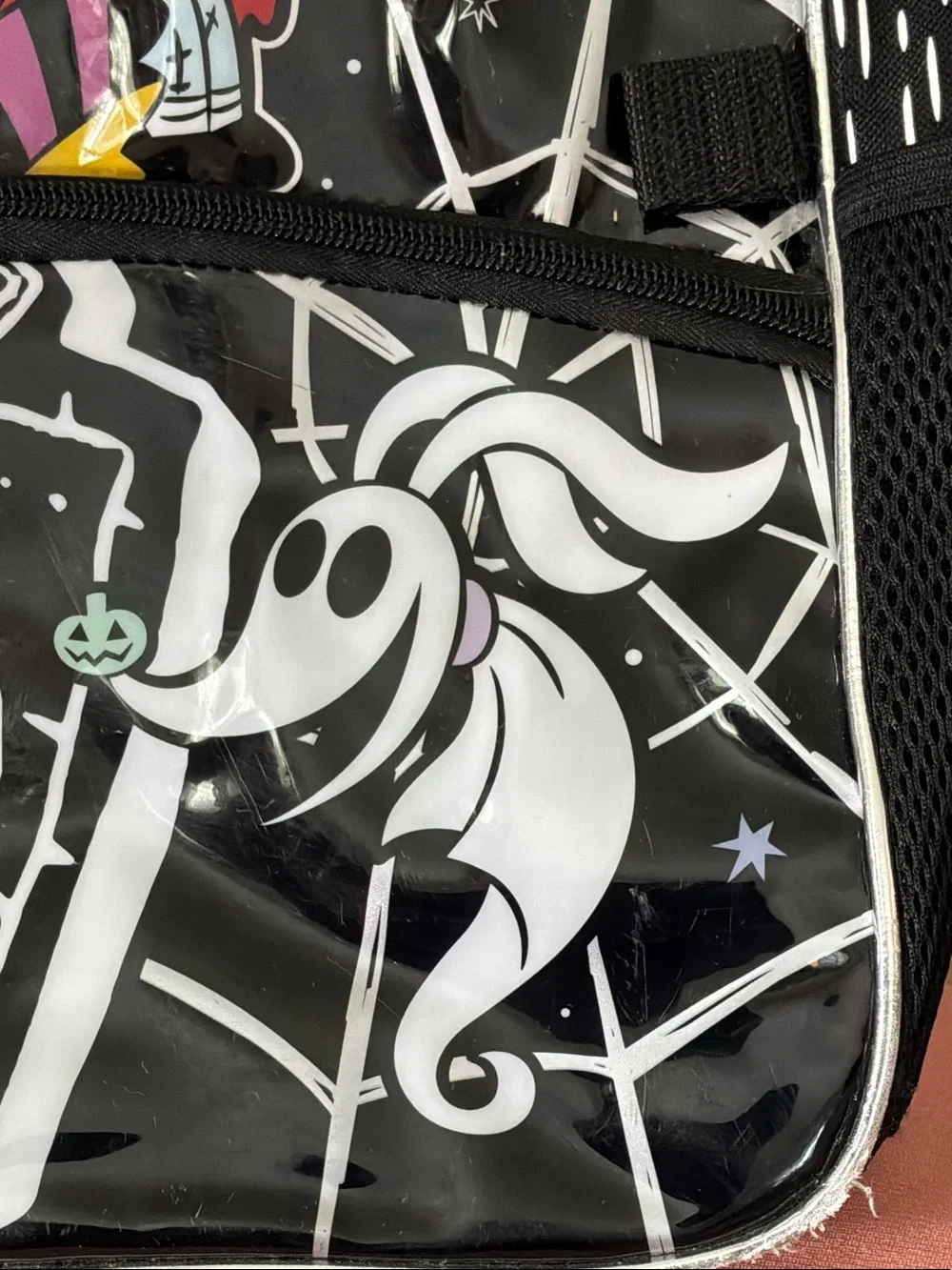 Bioworld Black Backpack with Red, White & Blue Nightmare Characters